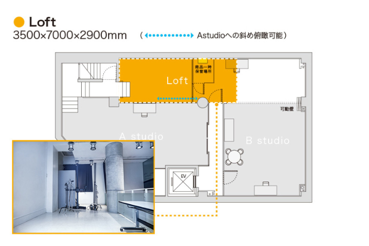 堀内カラーLoftスタジオ